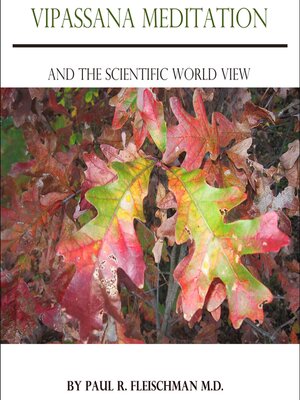 cover image of Vipassana Meditation and the Scientific World View